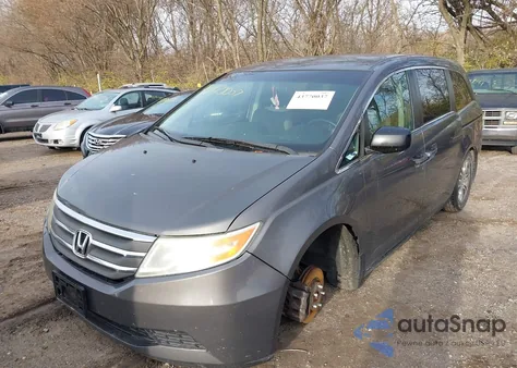 2012 Honda Odyssey Ex z USA, uszkodzony, nr VIN 5FNRL5H45CB011939